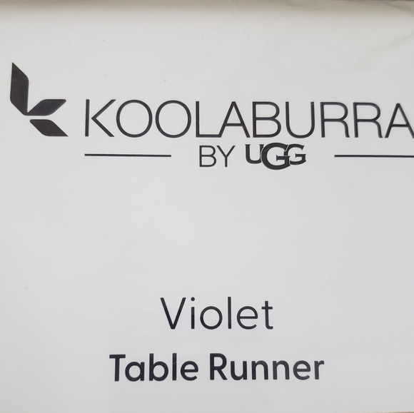 NWT UGG Table Runner (Koolaburra, Cable Knit and Faux Fir Trim) - Picture 8 of 8